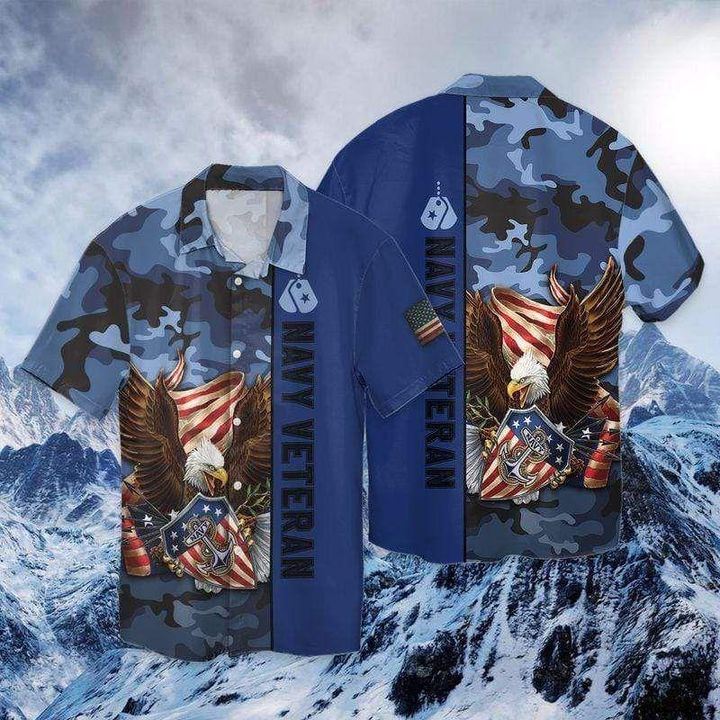 Veteran Eagle Patriot Aloha Hawaii Shirts For Men Women S Hawaii Shirt Ha89151