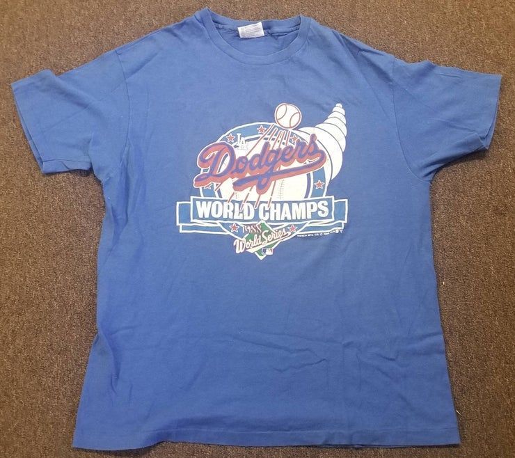 Used 1988 Dodgers World Series Vtg Dodgers T Vintage 80S Shirt