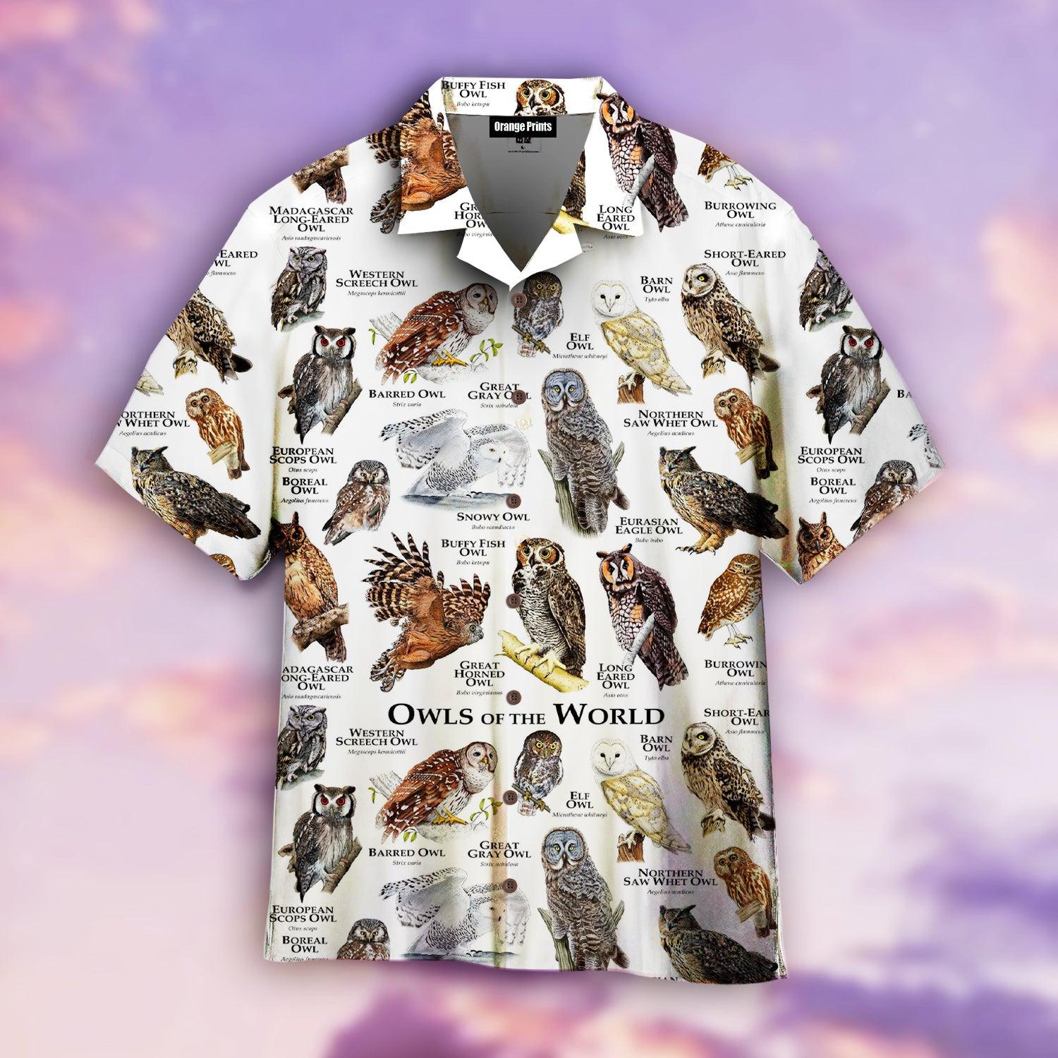 Owls Of The World Hawaii Shirt For Men And Women Ha53139