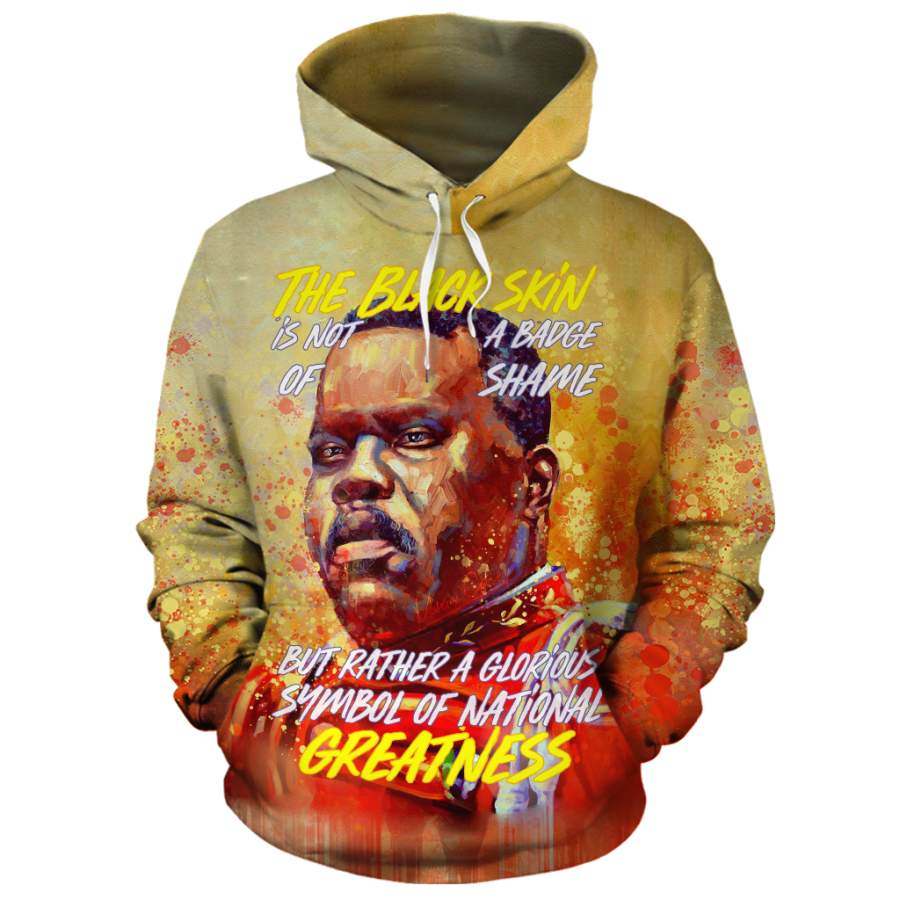 The Black Skin Marcus Garvey All-over Hoodie