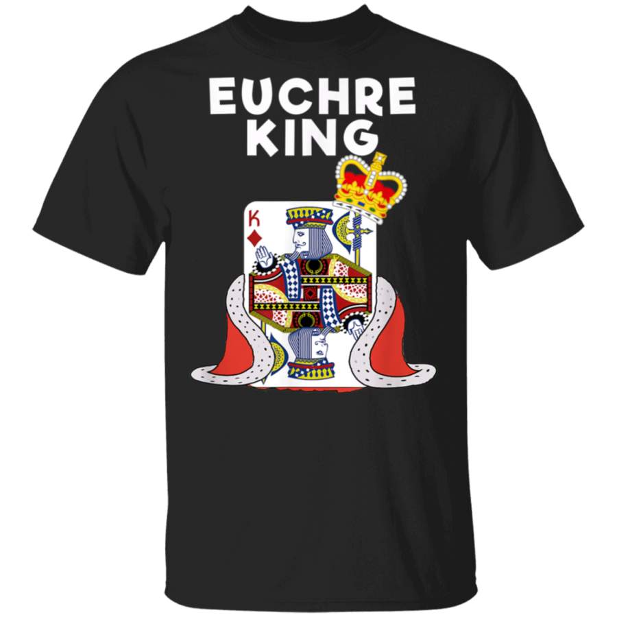 Euchre TShirt  Funny Euchre Card Game King Shirt