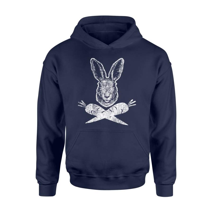 Bunny Skull And Crossbones Hip Easter Hoodie