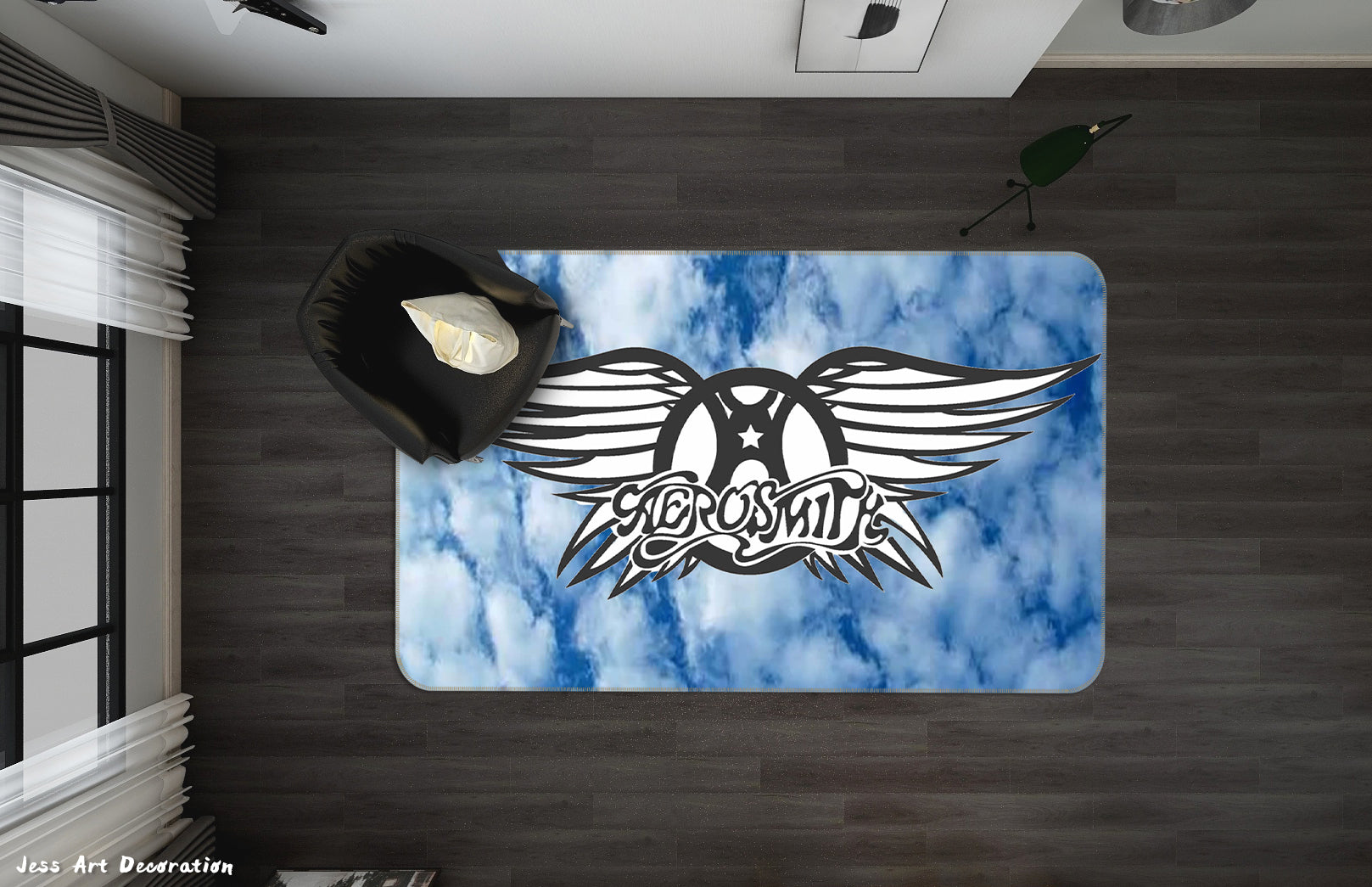 3D Aerosmith Rock Band Non-Slip Rug Mat 246