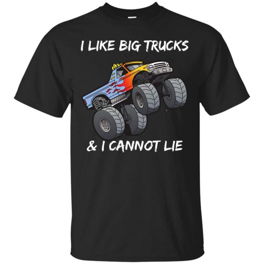 AGR I Like Big Trucks 4×4 Off Road Monster Truck Kids Tshirt Jaq T-shirt