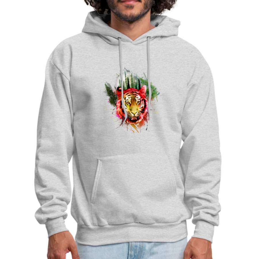 Tiger with Moon Hoodie – Animal Face Hoodie