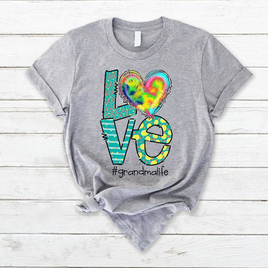 Summer Love Grandma Life Color Shirt