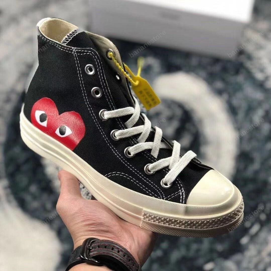 New Big Eyes 1970S Play Unisex Sneakers Breathable Lightweight Canvas Shoes Fashion Brand High-Quality Casual High-Top Sneakers