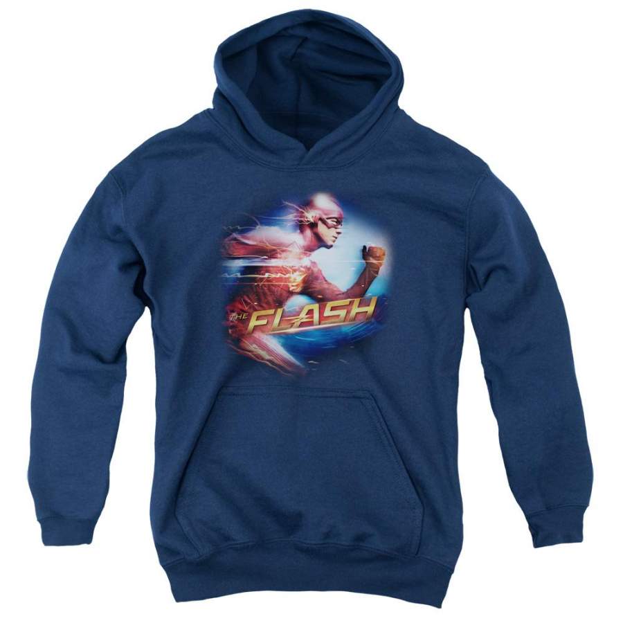 The Flash Fastest Man Youth Hoodie (Ages 8-12)