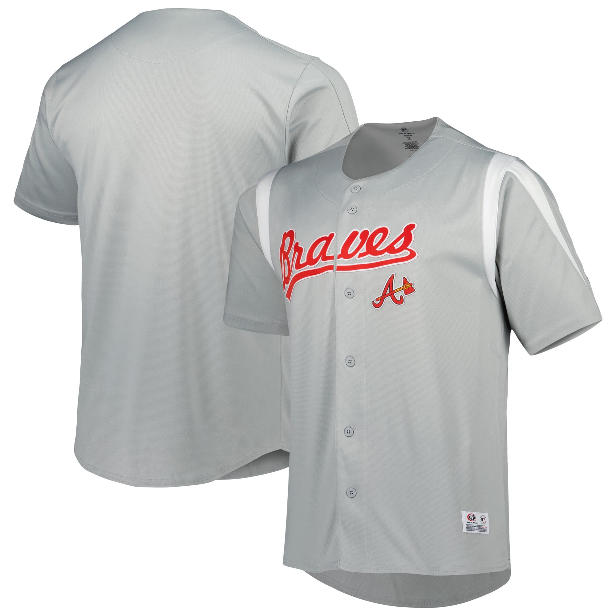 Atlanta Braves Stitches Chase Jersey – Gray MLB