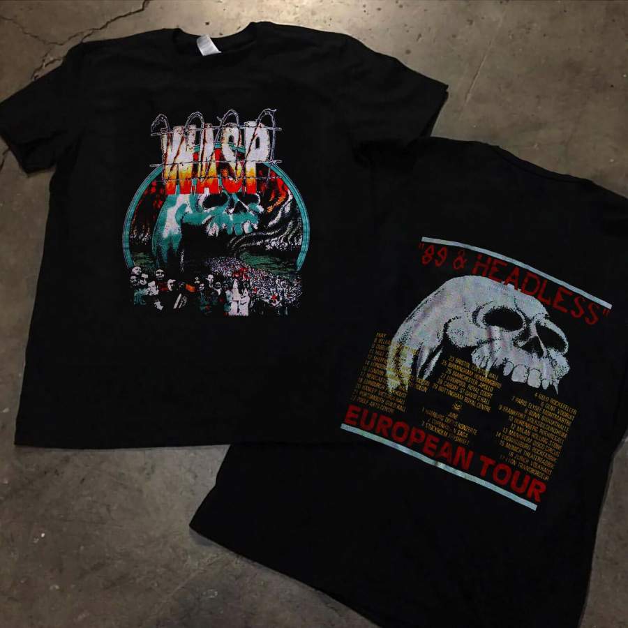 WASP Vintage shirt 1989 Headless Children Tour Blackie Lawless Metal Band