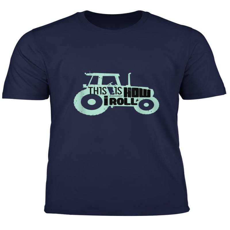 Tractor Farming This Is How I Roll Funny Design T Shirt