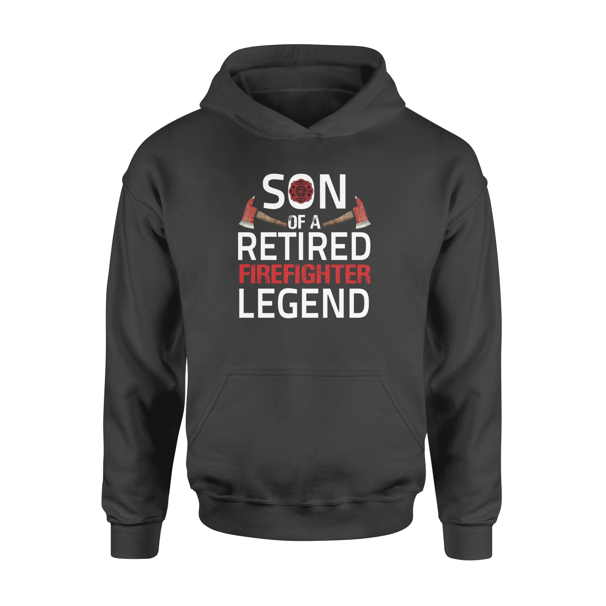 Son Of A Retired Firefighter Legend – Standard Hoodie