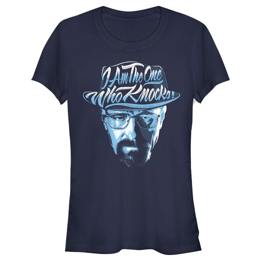 Breaking Bad Junior’s Walter One Who Knocks Quote  T Shirt