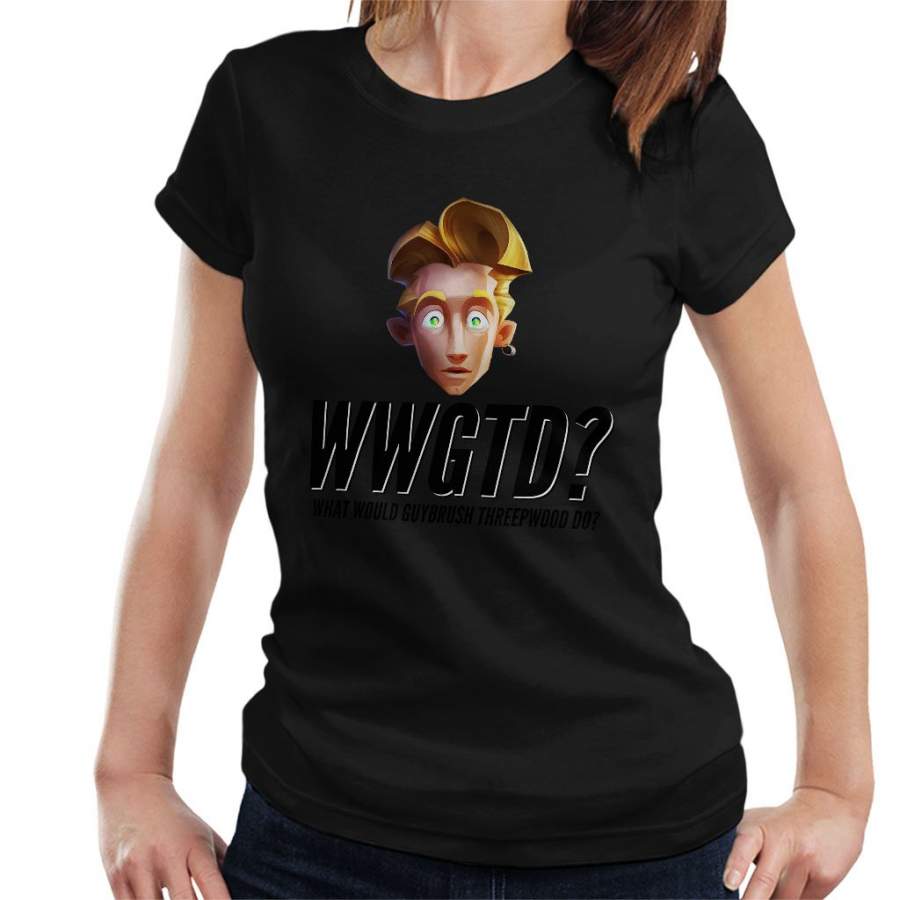 Monkey Island What Would Guy Threepwood Do Women’s T-Shirt