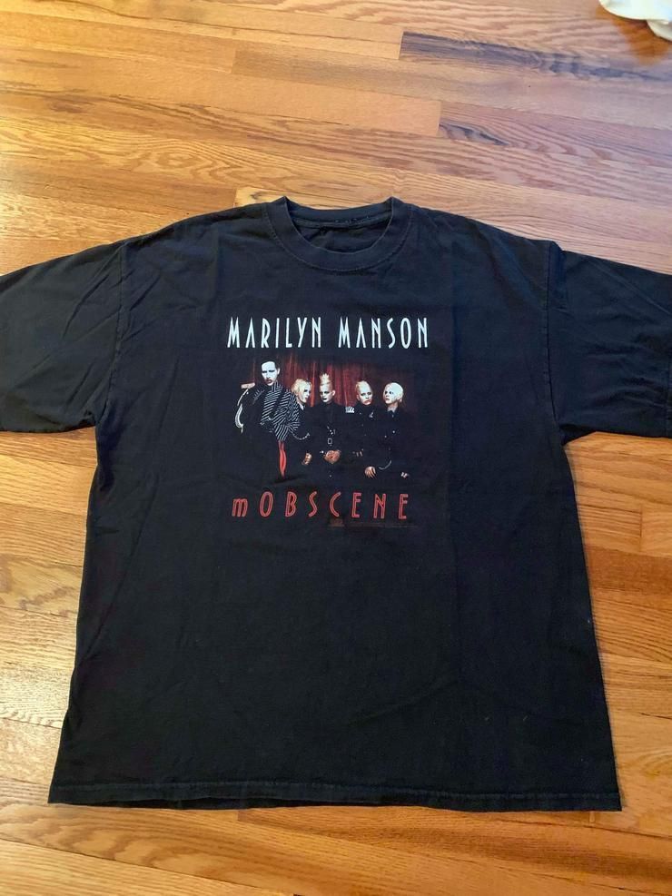 90S Marilyn Manson Mobscene Vintage Shirt