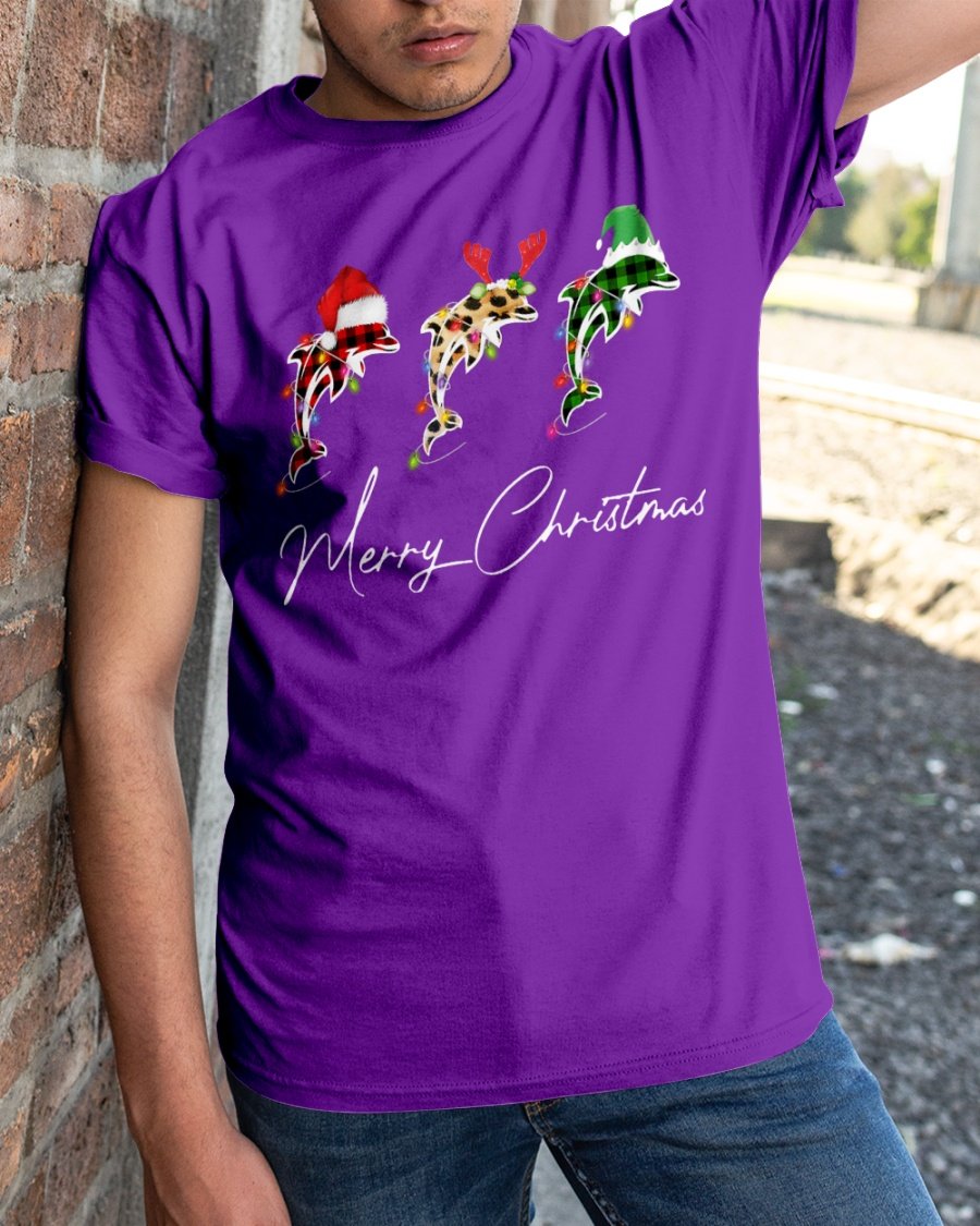 Higozy™ Dolphin Merry Christmas Classic T-Shirt