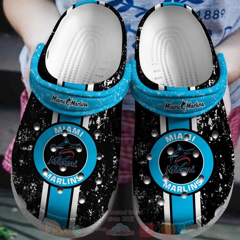 Miami Marlins Crocs Crocband Shoes