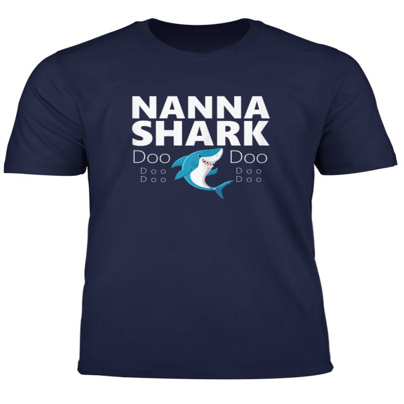 Womens Nanna Shark Doo Doo Gift T Shirt