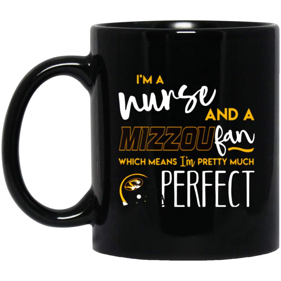 Favorable I’m a Nurse and a Missouri Tigers fan which means I’m pretty much Mug 11 oz 15 oz Black Mug