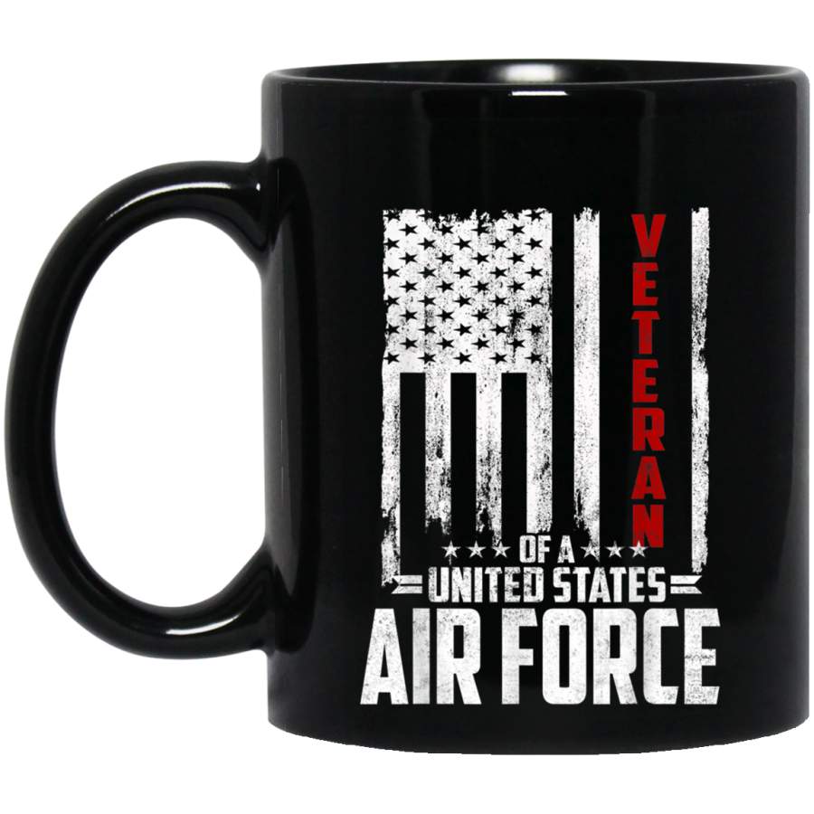 Veteran Of The US Air Force US Flag Shirt Veterans Day Christmas Gift Mug