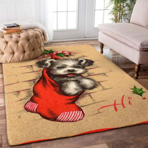 Puppy Christmas Rug RCDD81F37253