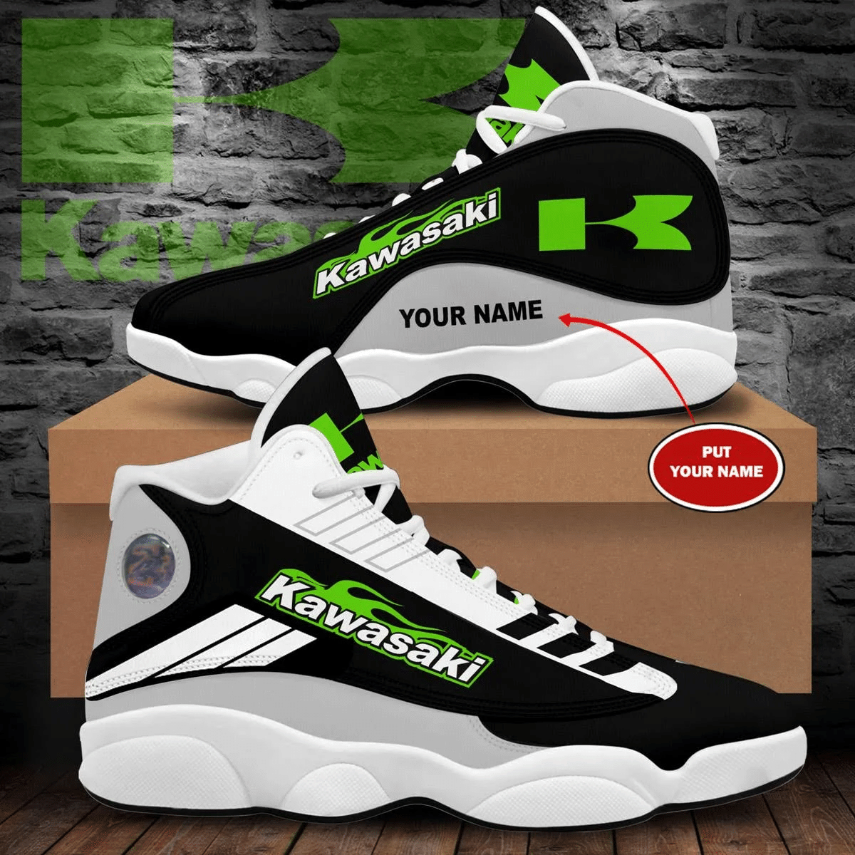 Personalized Running Shoes Unisex Kawasaki Jd13 Sneakers Shoes