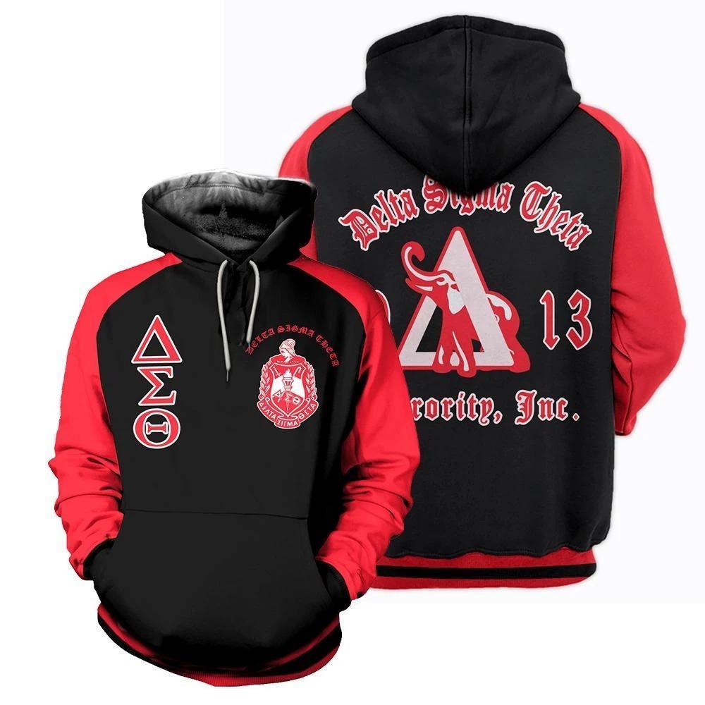 Greek Life Hoodie –  Elephant Delta Sigma Theta 1913 Hoodie