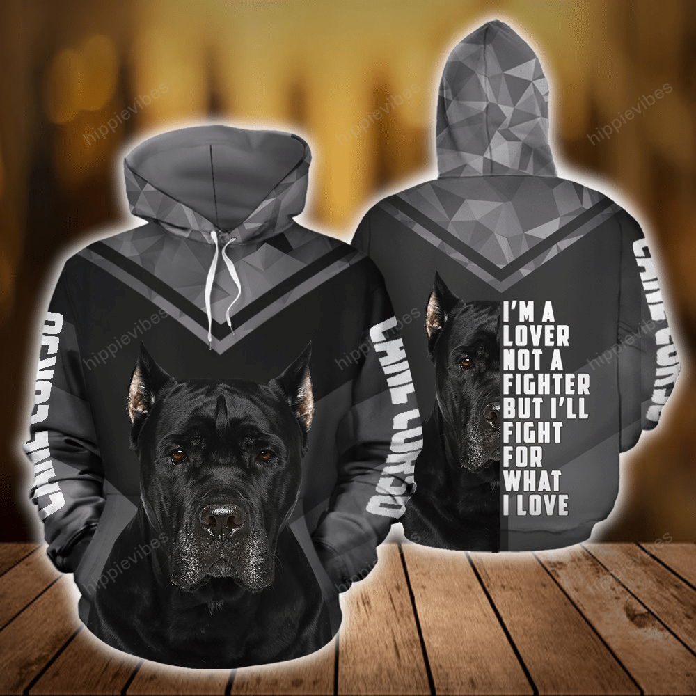 Cane Corso Dog 3D All Over Printed Hoodie