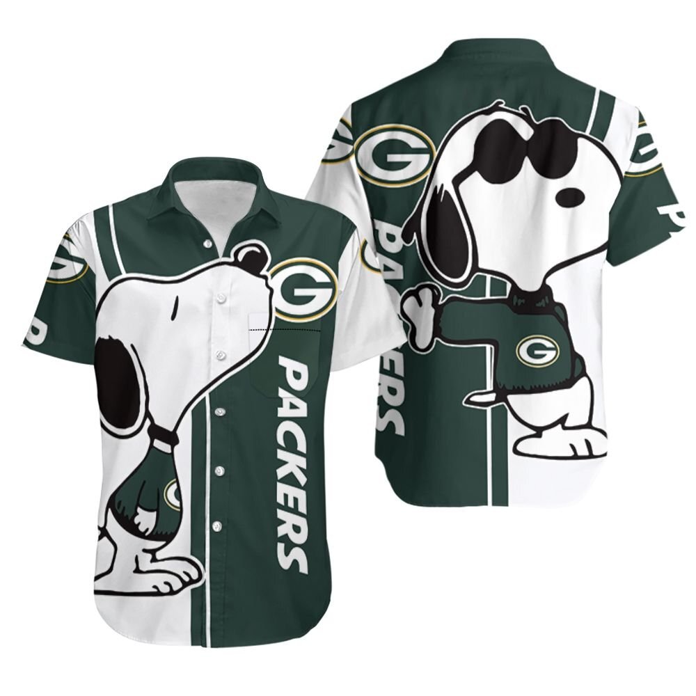 Green Bay Packers Snoopy Lover Printed Hawaii Shirt Ha61357