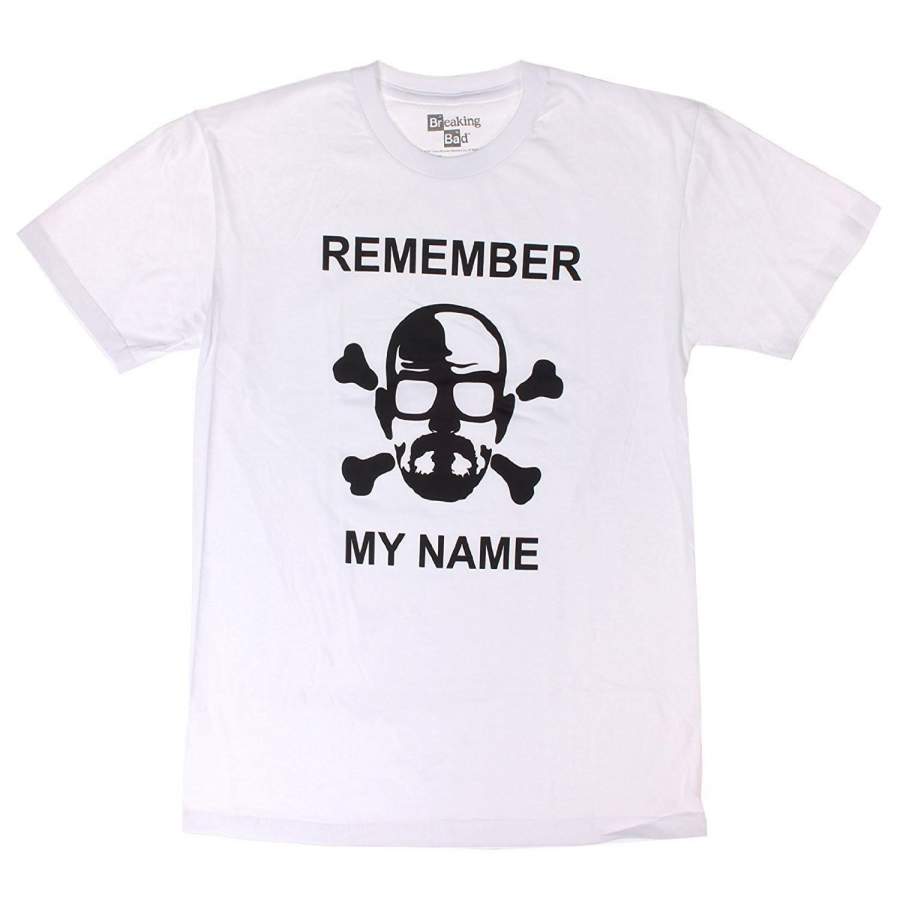 Breaking Bad Remember My Name T-Shirt Short Sleeve T-shirt Men’s Funny Black T-Shirt