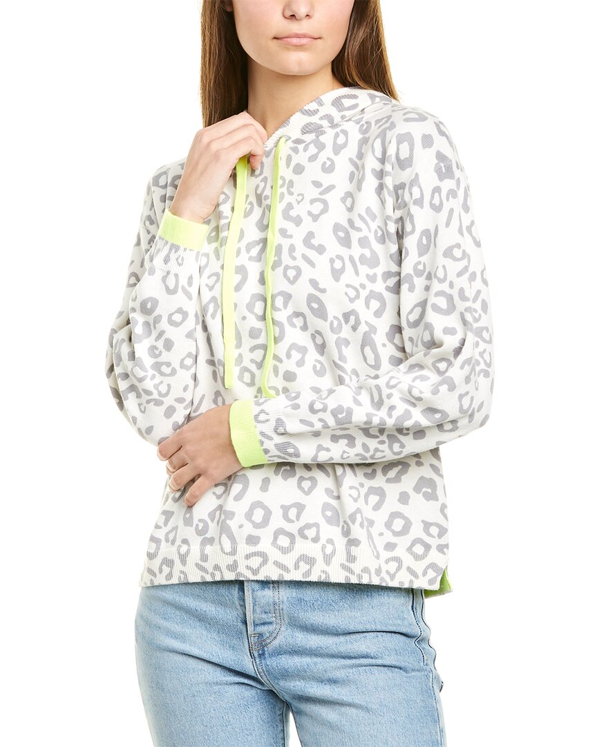 Scott & Scott London Lana Leopard Silk-Blend Hoodie