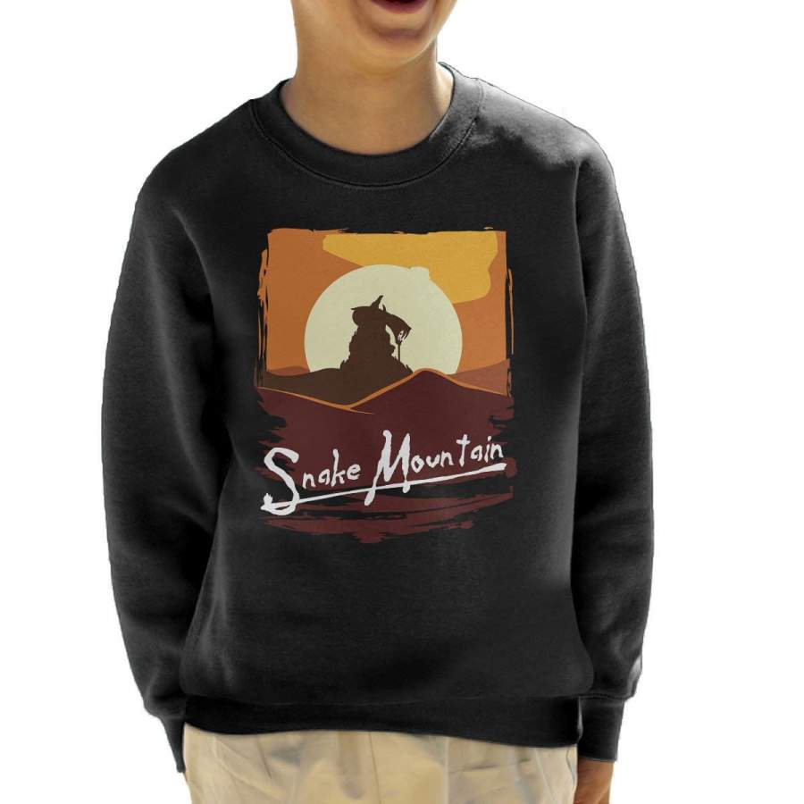 Apocalyse Now Snake Mountain He Man Masters Of The Universe Kid’s Sweatshirt