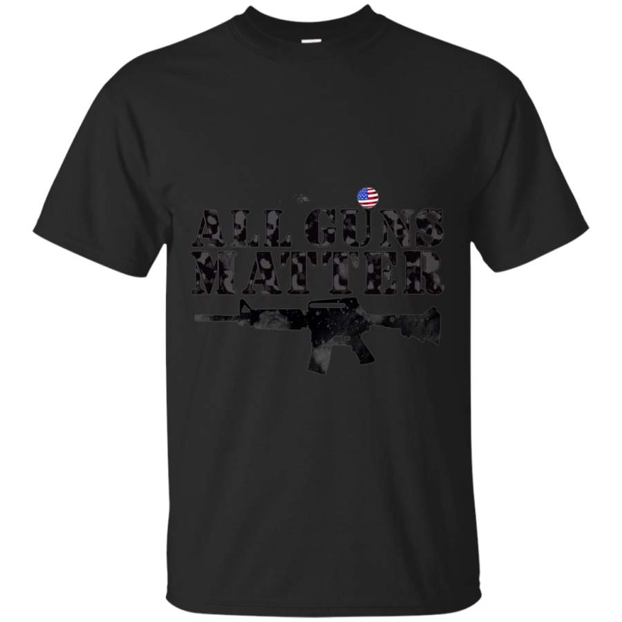 AGR Mens All guns matter tshirt 4th july fourth patriotic shirt