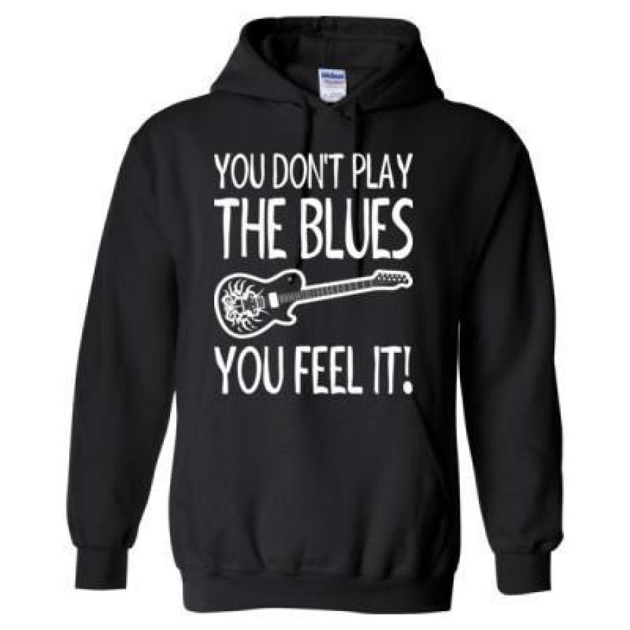 AGR You Do Not Play The Blues You Feel It – Heavy Blend™ Hooded Sweatshirt