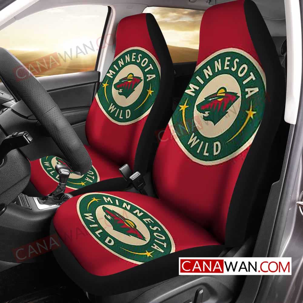 Minnesota Wild Style212 3D Customized Personalized Car Seat Cover