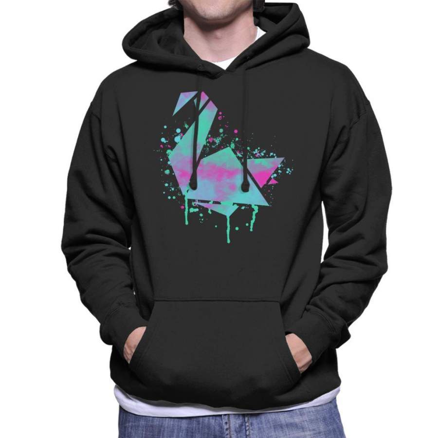 Neon Swan Men’s Hooded Sweatshirt