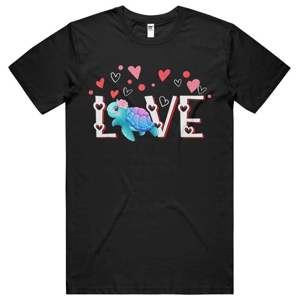 Turtle Lover Funny Hearts Love Turtle Valentine’S Day Cute T Shirts