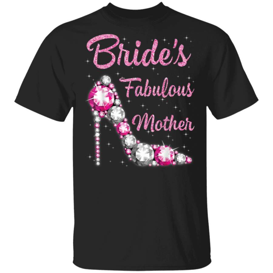 Bride’s Fabulous Mother Happy Wedding Marry Vintage T Shirt