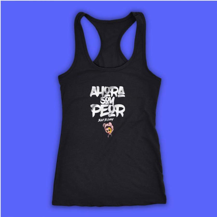 Bad Bunny Soy Peor Reggaeton Regueton Spanish Women’S Tank Top Racerback