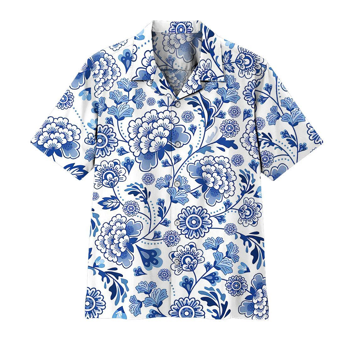 Gearhuman Porcelain Pattern Hawaiian Shirt Ha102200