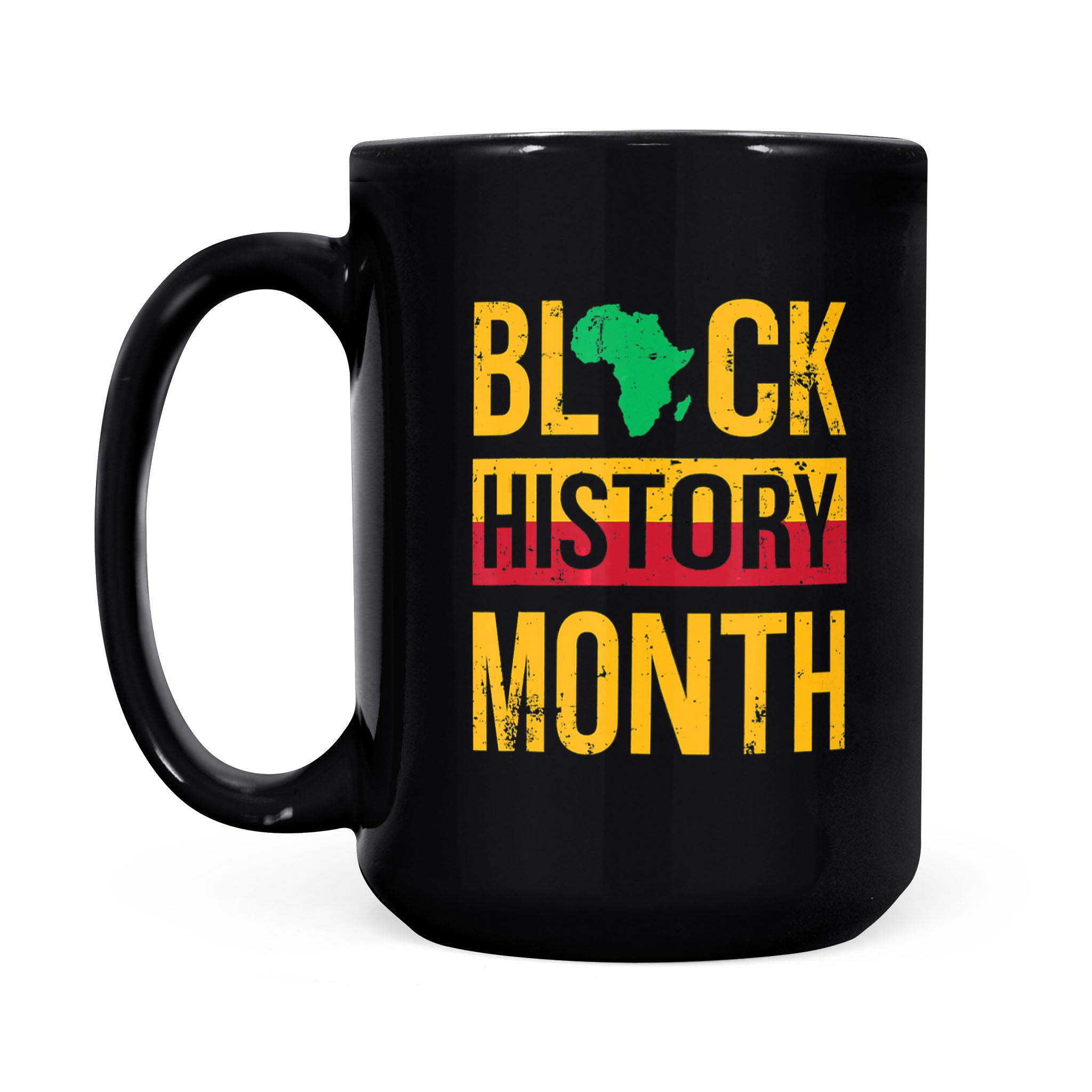 Africa Color Black History Month Melanin – Black Mug