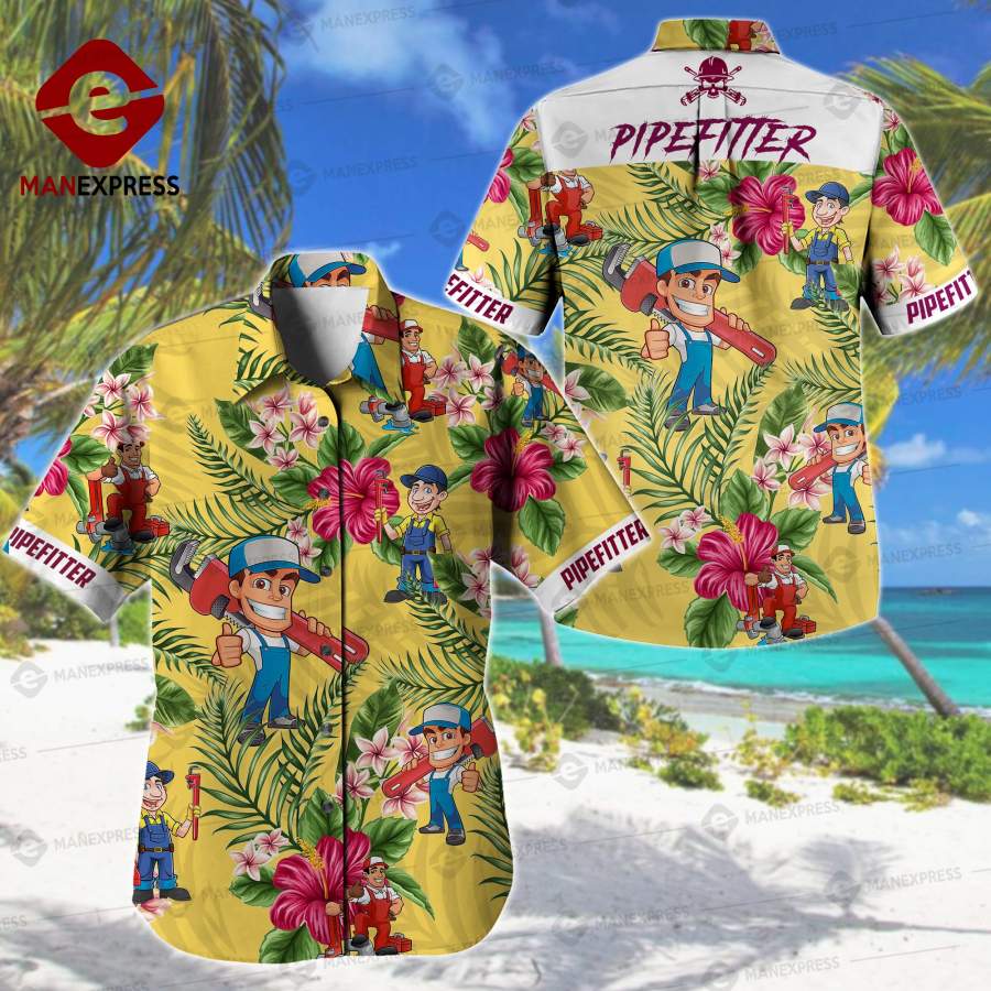 Pipefitter Printed Hawaiian Shirt Ha79216