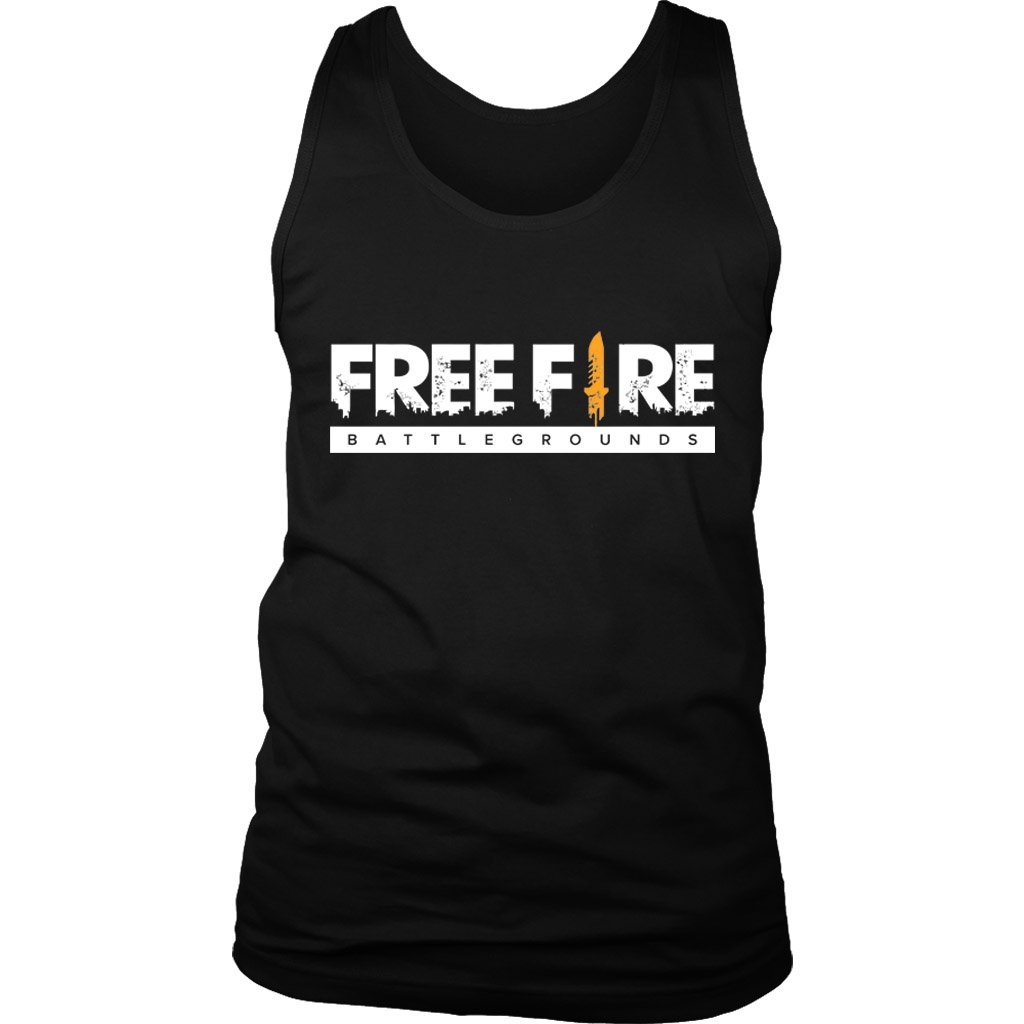 Free Fire Battlegrounds Logo Men’S Tank Top T-Shirt