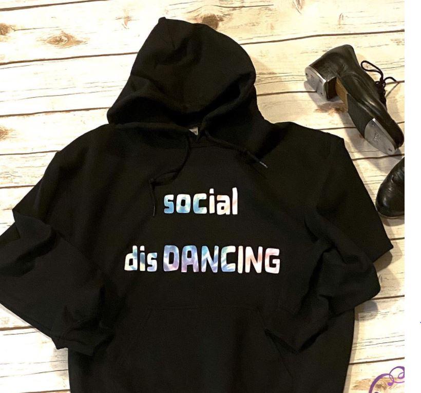 Social Dis Dancing Galaxy Effect Gift For Friends Standard Hoodie