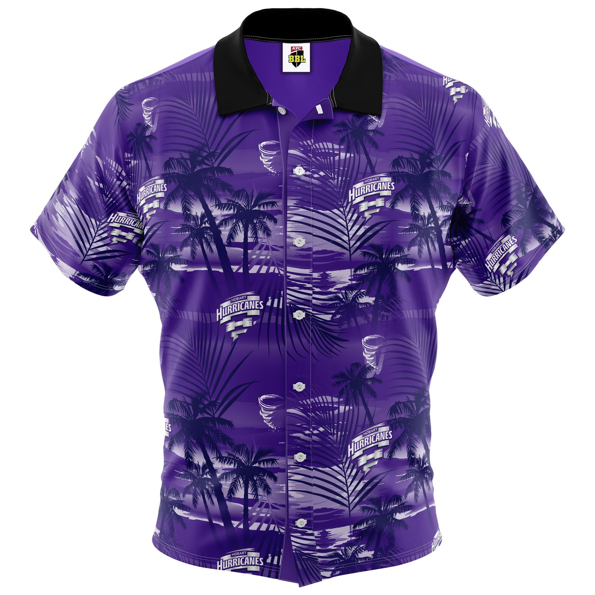 Bbl Hobart Hurricanes Hawaiian Shirt – Youth