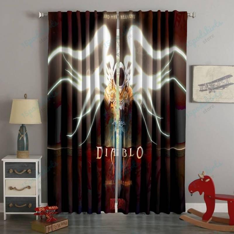 3D Printed Diablo 3 Style Custom Living Room Curtains