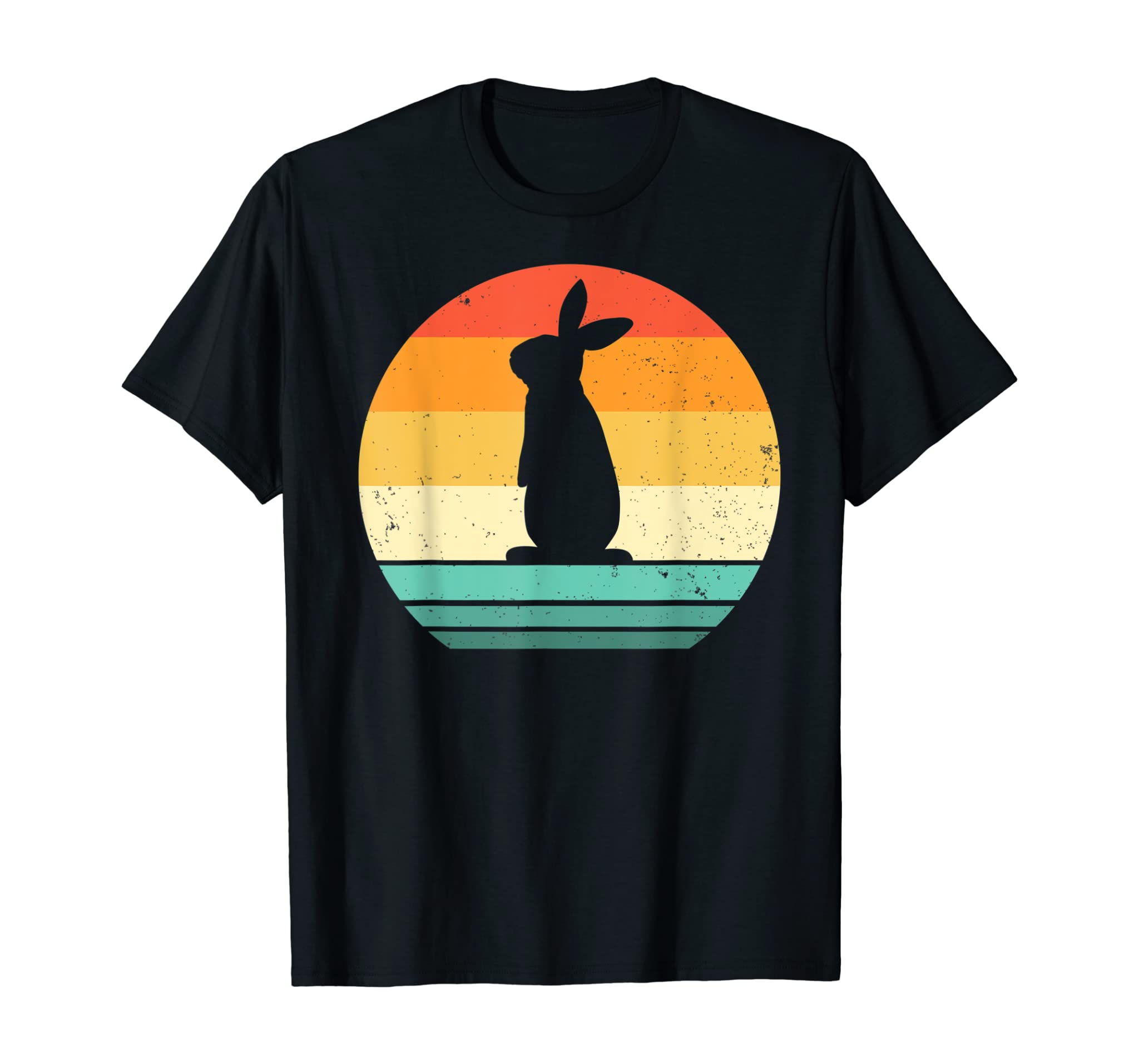 Retro Bunny Lover Shirt Women Men Gift Vintage Rabbit T-Shirt