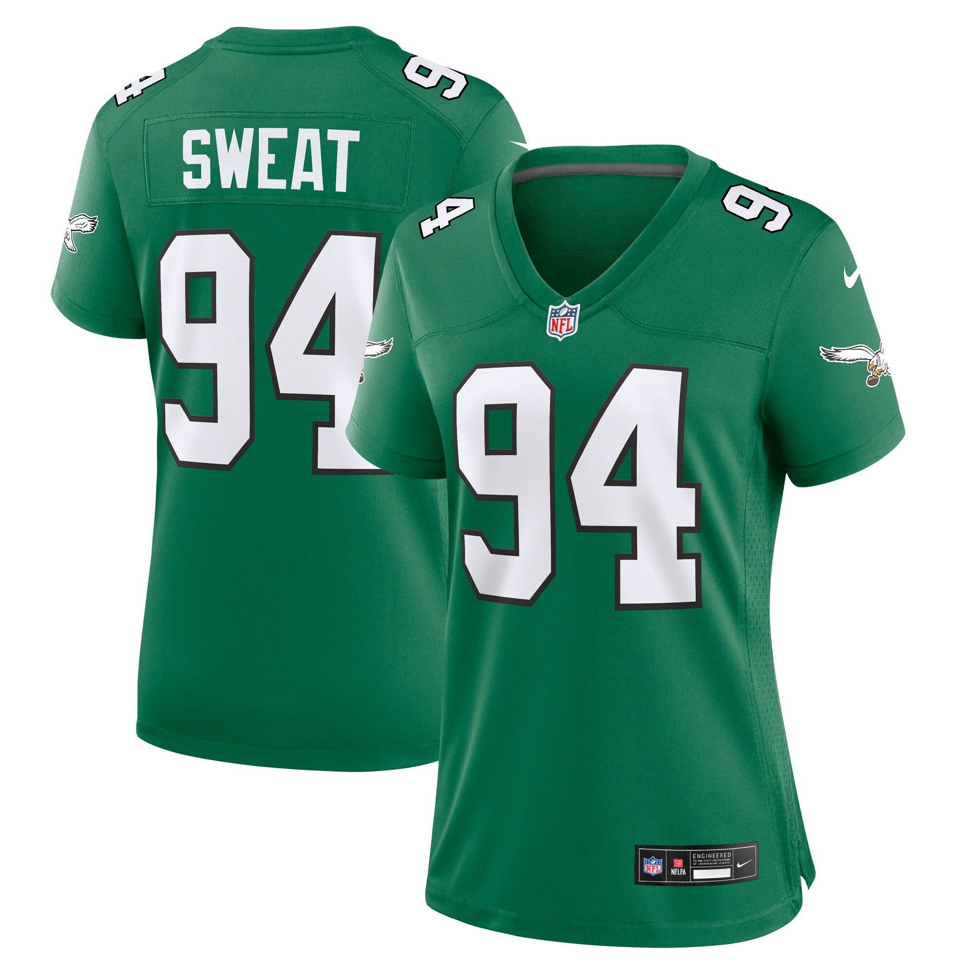 Josh Sweat Philadelphia Eagles Women's Alternate Game Jersey – Kelly Green