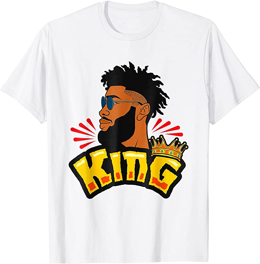 Mens Mens Juneteenth Black King Fathers Day T-Shirt