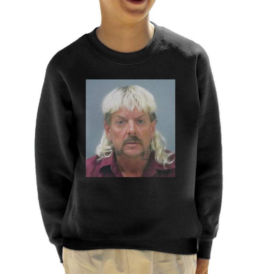 Tiger King Joe Exotic Mugshot Kid’s Sweatshirt